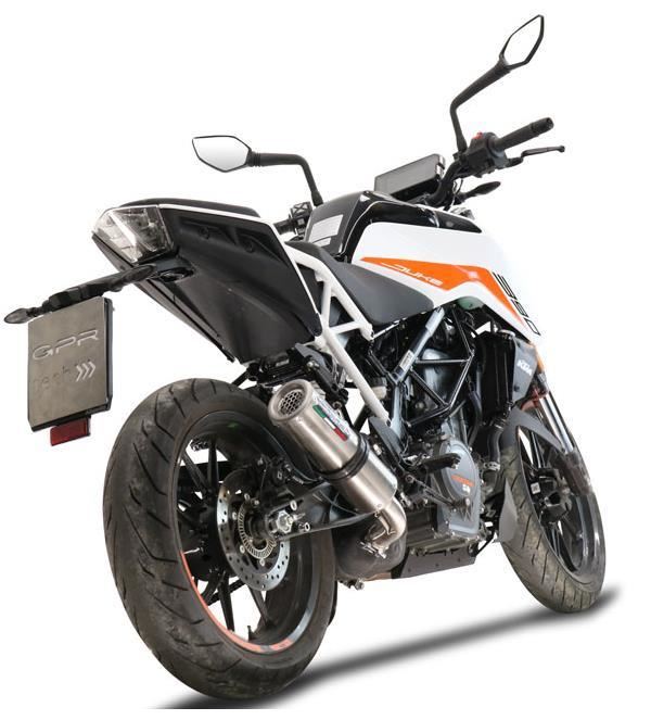 Gpr M Inox Exhaust Ktm Duke Street Legal Kt M Inox