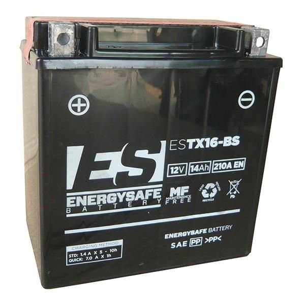 Batteria Energysafe per Piaggio MP3 400 07-08 ESTX16-BS 12V/14AH tipo MF =  Yuasa YTX16-BS