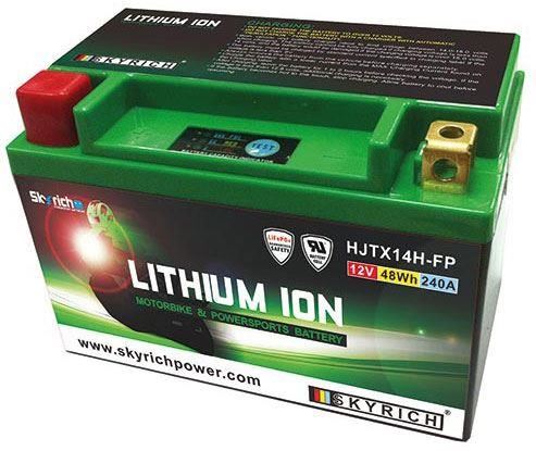 Skyrich Lithium battery for KTM 790 Adventure R 19-20 model HJTX14H-FP  12V/12AH (Size 150x87x105 mm)