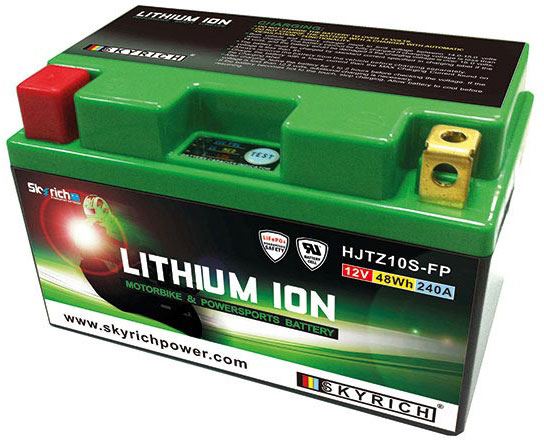 Batterie moto lithium 12V 8Ah YTX9-BS / HJTX9-FP - Batteries Moto