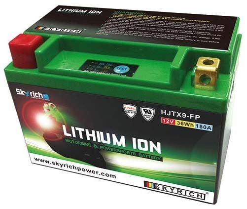 Skyrich lithium battery for Triumph Daytona 675 R 11-17 HJTX9-FP 12V/8AH =  Yuasa YTX9-BS