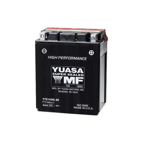 Yuasa battery for Royal Enfield Continental GT 535 15-19 YTX14AHL