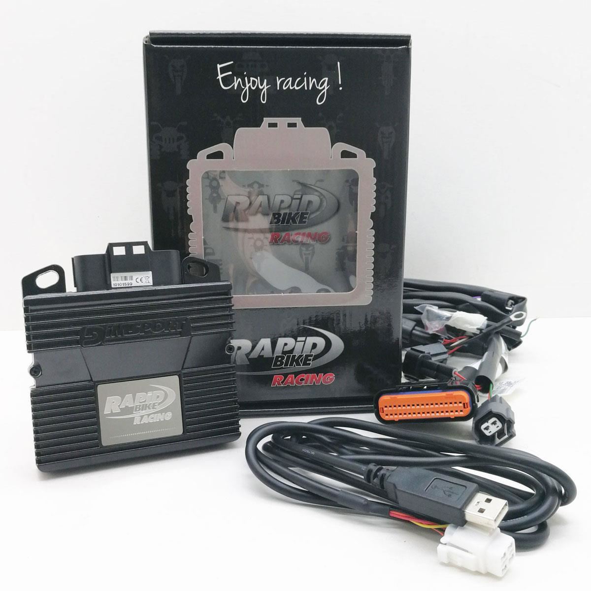 Rapid Bike electronic unit RACING (with cable plug and play) for Kawasaki  Ninja ZX-25R 20-23 (cod. KRBRAC-070B)