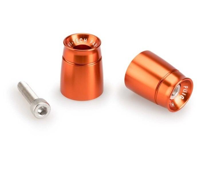 Puig handlebar caps kawasaki eliminator 500 24-26 Sport orange
