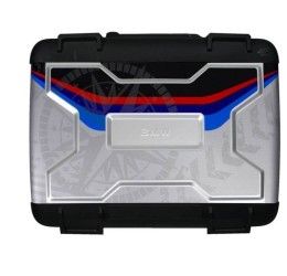 Adesivo borsa laterale Puig per BMW R 1200 GS 04-18 colore nero (PER UNA SOLA BORSA)