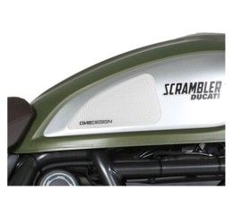 Adesivo protezione laterale serbatoio Puig per Ducati Scrambler 400 Sixty 2 16-20 colore trasparente