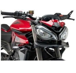 Alette anteriori Downforce Puig per Triumph Speed Triple 1200 RS 21-25 colore nero opaco