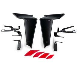 Alette laterali Downforce Puig per Yamaha MT-09 21-23 colore rosso