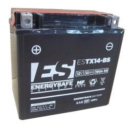 Batteria Energysafe per Aprilia Caponord 1200 ABS 13-16 ESTX14-BS da 12V/12AH (Dimensioni 150x87x145 mm)