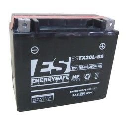 Batteria Energysafe per Harley Davidson V-Rod 1250 07-09 ESTX20L-BS da 12V/18AH (Dimensioni 177x88x156 mm)