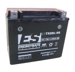 Batteria Energysafe per Honda CBX 1000 78-80 ESTX20L-BS da 12V/18AH (Dimensioni 177x88x156 mm)
