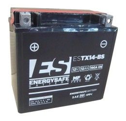 Batteria Energysafe per Piaggio MP3 250 06-09 ESTX14-BS da 12V/12AH (Dimensioni 150x87x145 mm)