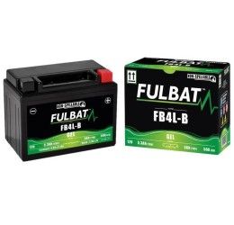Batteria Fulbat per aprilia tuareg 50 wind 88-89 FB4L-B sigillata attivata da 12V