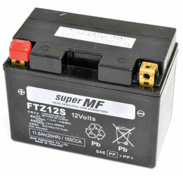 Batteria FURUKAWA per BMW HP2 Megamoto 06-08 FTZ12S da 12V/11AH (Dimensioni 150x87x110 mm)