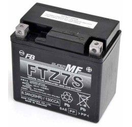 Batteria FURUKAWA per Yamaha R6 17-20 FTZ7S da 12V/6AH (Dimensioni 113x70x105 mm)