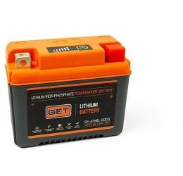 Batteria al Litio GET per KTM 450 SX-F 07-15 | 18-24 CCA 175 A da 12,8V (Dimesioni 107x85x56 mm)