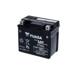 Batteria Yuasa per Beta RR 125 4T 06-24 YTX5L-BS da 12V/4AH (Dimensioni 114x71x106 mm)