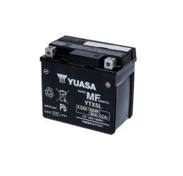 Batteria Yuasa per Beta RR 300 Enduro 13-24 YTX5L-BS da 12V/4AH (Dimensioni 114x71x106 mm)