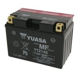 Batteria Yuasa per Honda Deauville NT 700 ABS 06-13 TTZ14S-BS da 12V/11.2AH (Dimensioni 150x87x110 mm) versione economica della YTZ14S