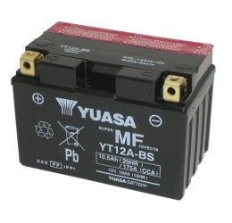 Batteria Yuasa per Kawasaki J 300 ABS 14-20 YT12A-BS da 12V/9,5AH (Dimensioni 150x87x105 mm)