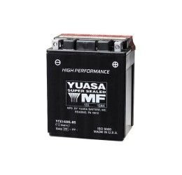 Batteria Yuasa per Kawasaki KLR 650 87-05 YTX14AHL-BS da 12V/12AH (Dimensioni 134x89x166 mm)