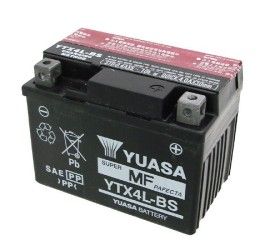 Batteria Yuasa per KTM 350 SX-F 11-15 YTX4L-BS da 12V-3AH (Dimensioni 114x71x86 mm)