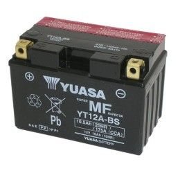 Batteria Yuasa per KTM 690 Duke 17-18 YT12A-BS da 12V/9,5AH (Dimensioni 150x87x105 mm)