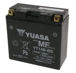 Batteria Yuasa per Yamaha BT 1100 Bulldog 02-06 YT14B-BS da 12V/12AH (Dimensioni 152x70x145 mm)
