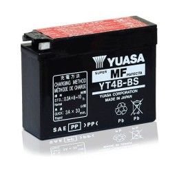Batteria Yuasa YT4B-BS da 12V/2,3AH (Dimensioni 114x39x86 mm)