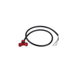 Bottone spegnimento massa Innteck Suzuki RMZ 450 05-25 in ergal colore rosso