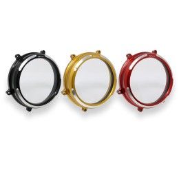 Coperchio carter frizione trasparente CNC Racing per Ducati 1199 Panigale S 12-14 Bicolor