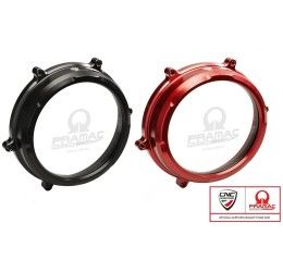 Coperchio carter frizione trasparente CNC Racing per Ducati 1299 Panigale 15-17 Pramac Racing Limited Edition