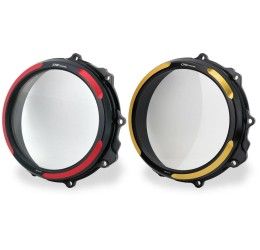 Coperchio carter frizione trasparente CNC Racing per MV Agusta Brutale 800 RR 17-23 Bicolor