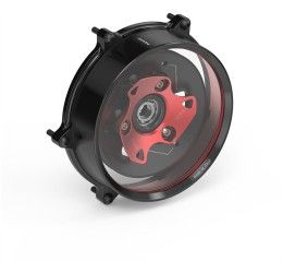 Carter frizione trasparente Rizoma per Ducati Streetfighter V2 22-24 colore Red