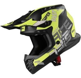 Casco cross enduro Acerbis PROFILE JUNIOR Nero/Giallo Fluo