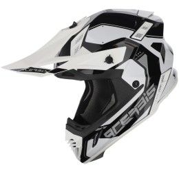 Casco cross enduro Acerbis X-TRACK 22-06 Nero/Bianco