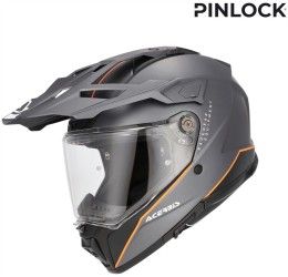 Casco enduro-turismo Acerbis ATTACK Grigio/Arancione