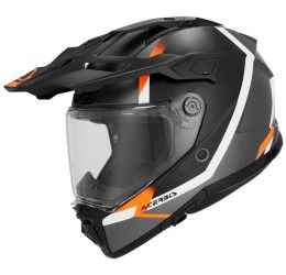Casco enduro-turismo Acerbis ATTACK Nero/Arancio Fluo