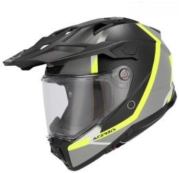 Casco enduro-turismo Acerbis ATTACK Nero/Giallo Fluo