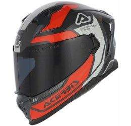 Casco integrale Acerbis X-WAY GRAPHIC Arancione/Grigio