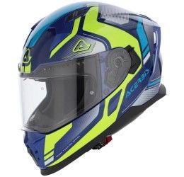 Casco integrale Acerbis X-WAY GRAPHIC Blu/Giallo Fluo