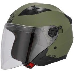 Casco jet Acerbis FIRSTWAY 2.0 22-06 Verde militare