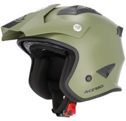 Casco jet Acerbis JET ARIA 22-06 Verde militare