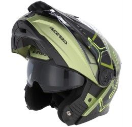 Casco modulare Acerbis P/J RIDER GRAPHIC Verde/Nero