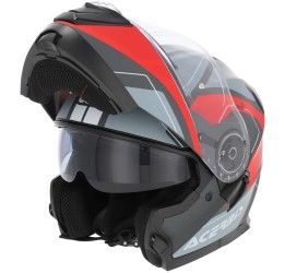 Casco modulare Acerbis SEREL 22-06 Grigio/Rosso