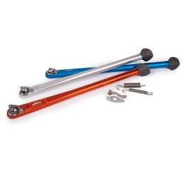 Cavalletto laterale di ricambio Motocross Marketing in alluminio forgiato anodizzato AZZURRO per Husqvarna FE 250 14-23