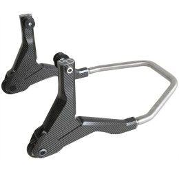 Cavalletto posteriore regolabile Lightech in carbonio universale con rulli