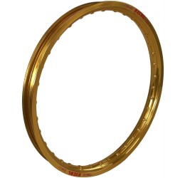 Cerchio Excel Takasago 1,40x14 da 28 fori colore ORO per Kawasaki KX 65 00-24 (prezzo cadauno)