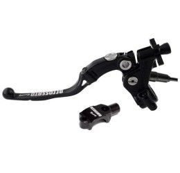 Comando frizione a cavo snodato Accossato Racing versione alleggerita con switch frizione e cavallotto specchietto incluso
