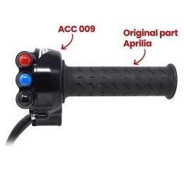 Comando gas con pulsantiera integrata Jetprime per Aprilia RSV4 1000 RR 17-20